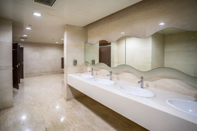 High-End Bathroom with Smart Features